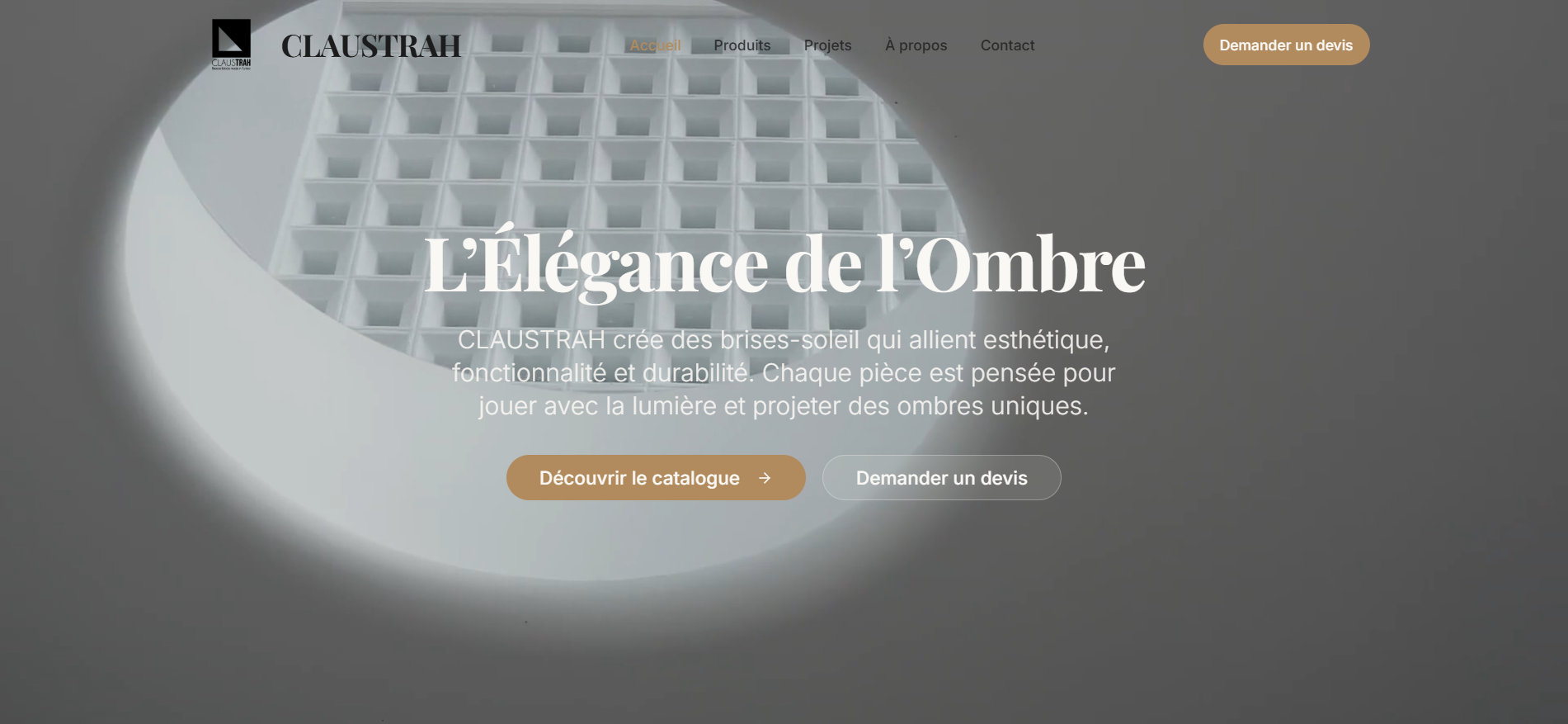 Architectural Claustrah Website